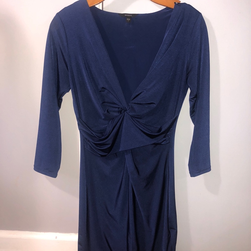 Navy blue Guess bodycon dress